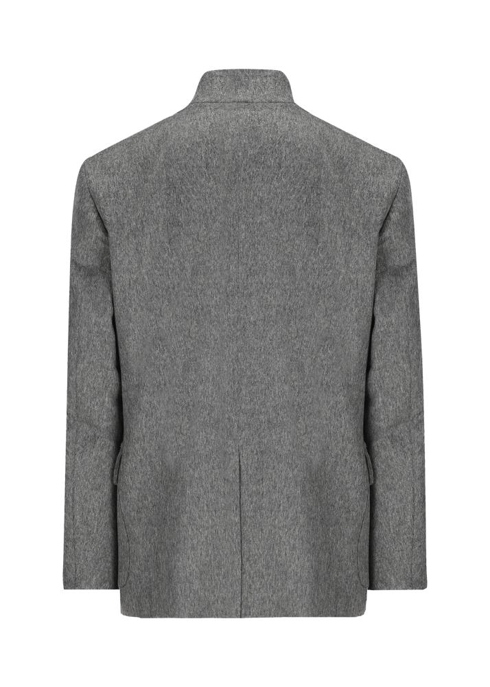 Luis Trenker Blazer in loden con colletto alla coreana Lusandro In Linea