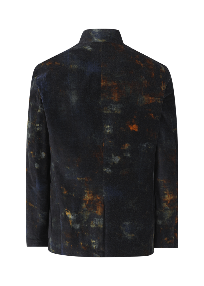 Luis Trenker Blazer in velluto con stampa Lusandro Promozione