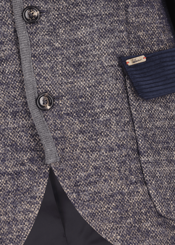 Luis Trenker Blazer lavorato a maglia in un mix di materiali Lusandro Qualità Garantita