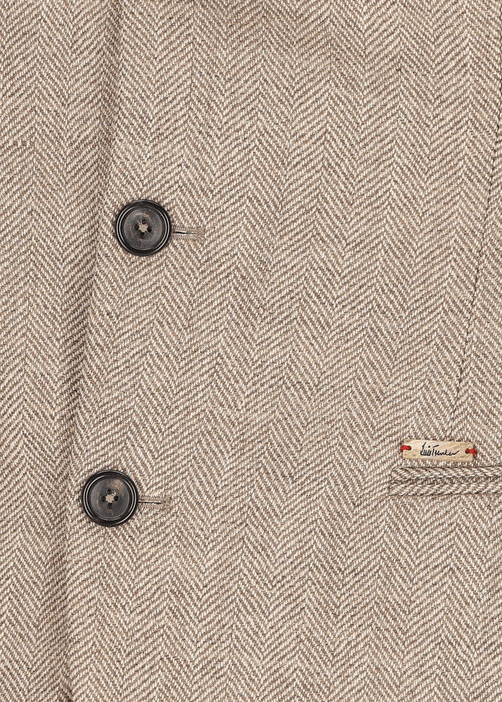 Luis Trenker Blazer con motivo a spina di pesce Lusandretto Promozione Limitata