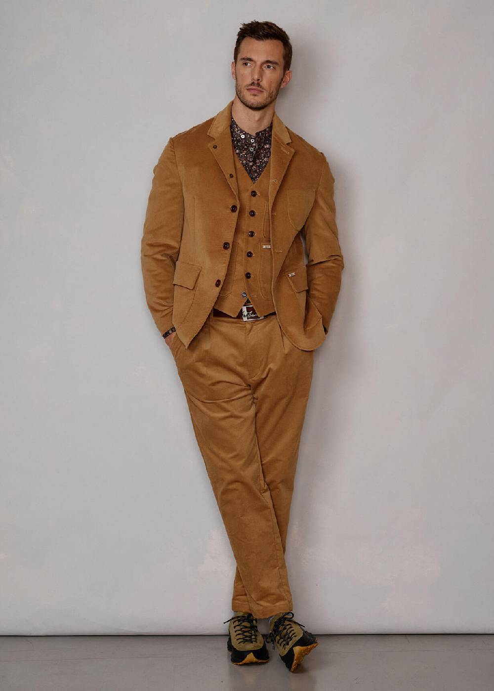 Luis Trenker Blazer in velluto con collo a revers Lurobert Shopping Online
