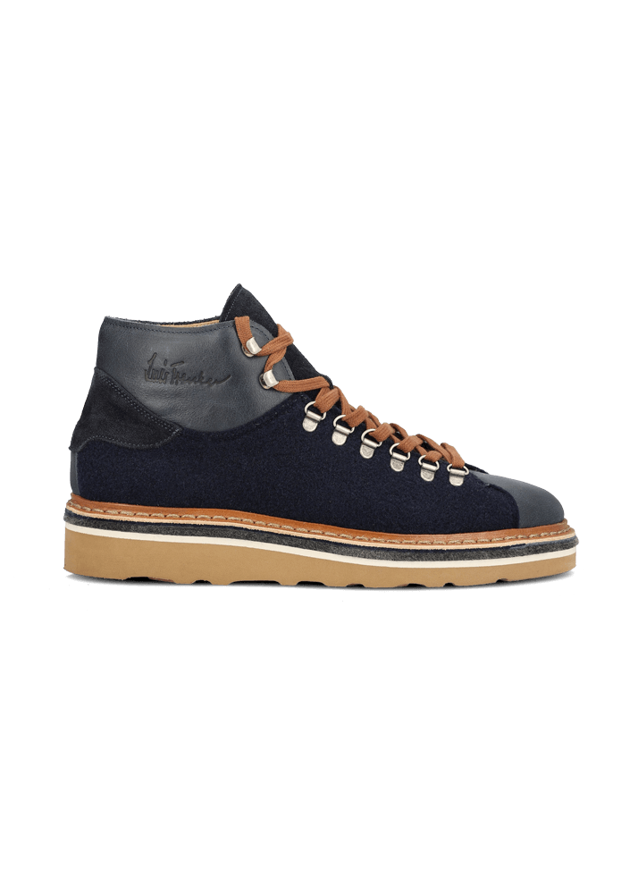Luis Trenker Sneaker in pelle e feltro Lugionata Italia