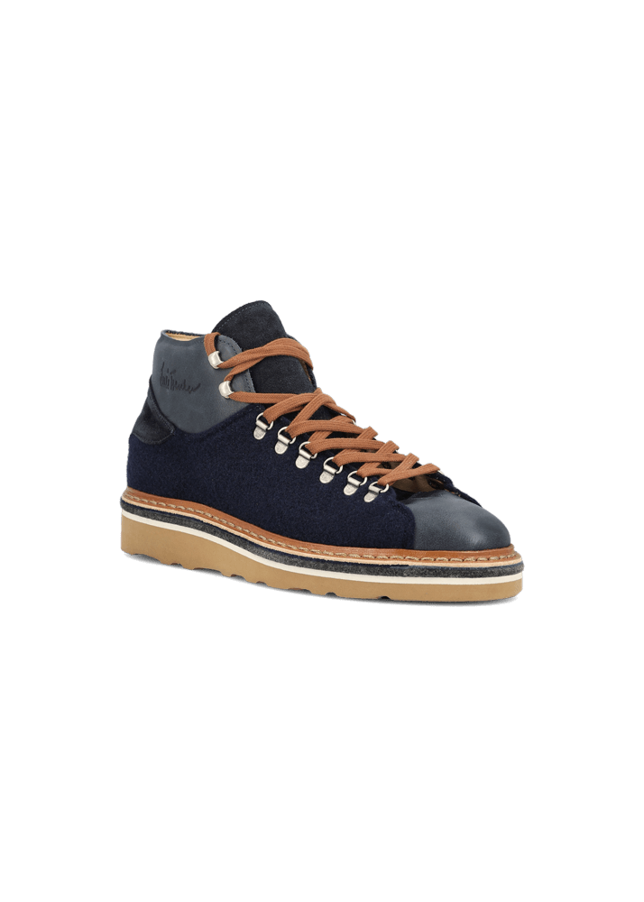 Luis Trenker Sneaker in pelle e feltro Lugionata Italia