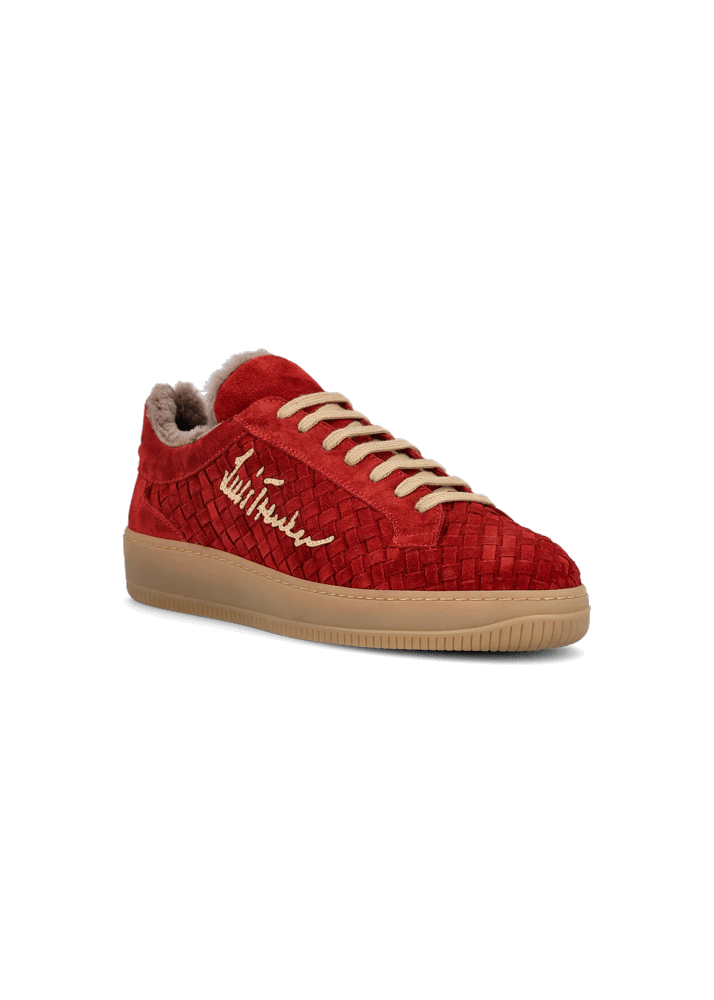 Luis Trenker Sneaker in pelle scamosciata intrecciata Lupintros In Linea