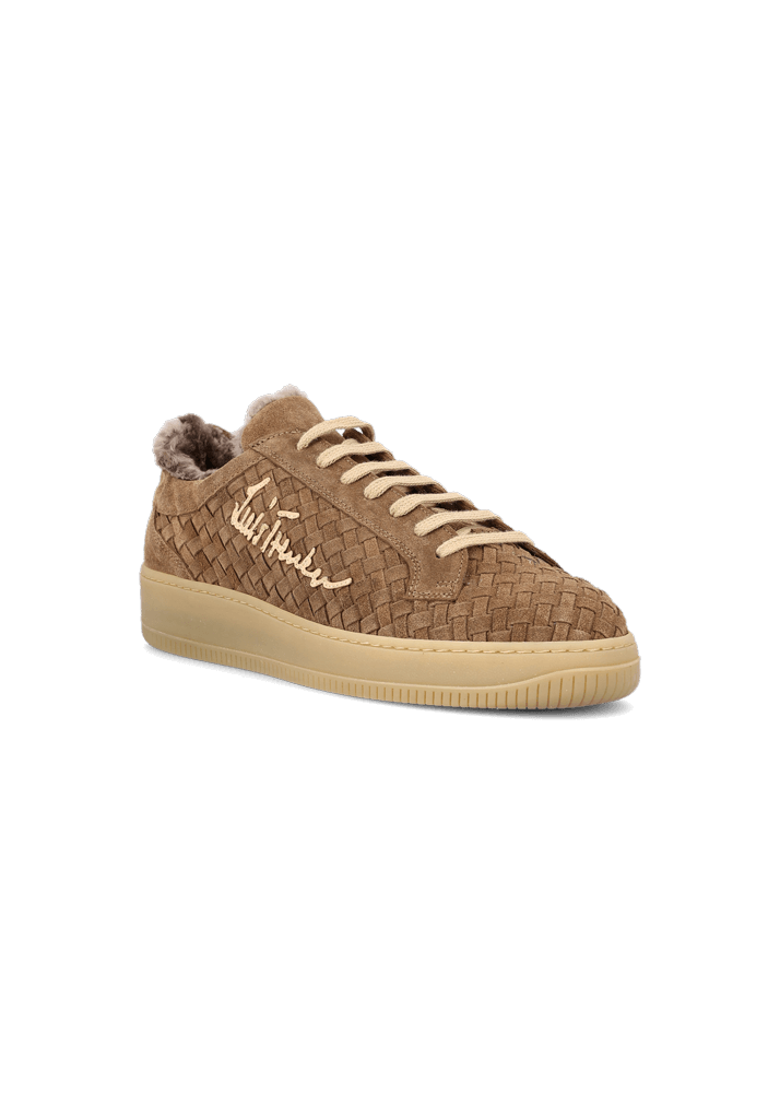 Luis Trenker Sneaker in pelle scamosciata intrecciata Lupintros Nuovo