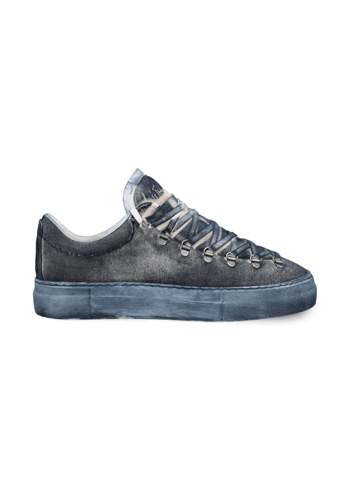 Luis Trenker Sneaker in tela e pelle modello Luleon Soddisfazione Garantita