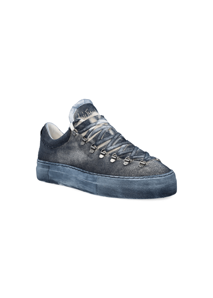 Luis Trenker Sneaker in tela e pelle modello Luleon Soddisfazione Garantita