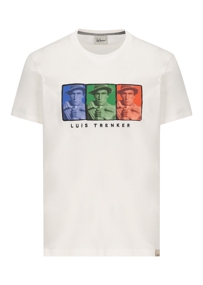 Luis Trenker T-shirt con stampa dai colori vivaci Luedvard