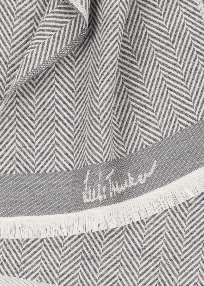 Luis Trenker Sciarpa in tessuto jacquard modello Lufabi Moda