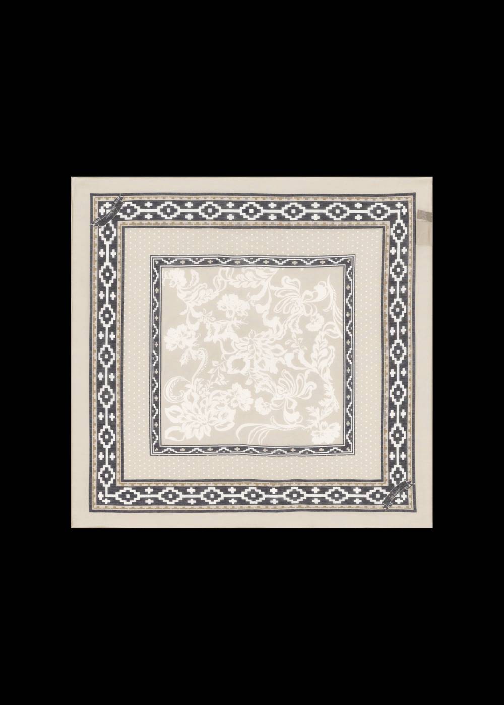 Luis Trenker Foulard in cotone e seta a fantasia modello Lufinley Consegna Veloce