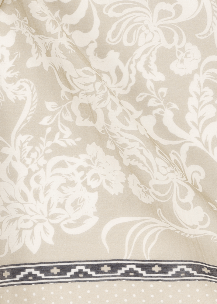 Luis Trenker Foulard in cotone e seta a fantasia modello Lufinley Consegna Veloce