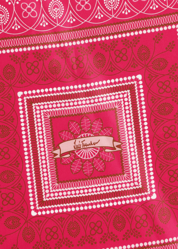 Luis Trenker Foulard in seta a fantasia modello Lufrancara Promozione Limitata