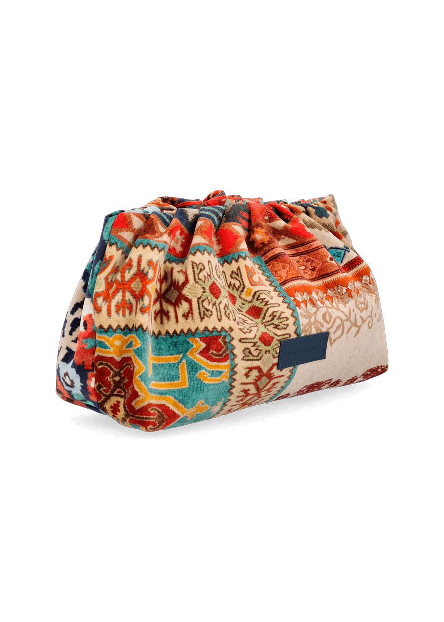 Luis Trenker Clutch in velluto modello Luposch Sconto