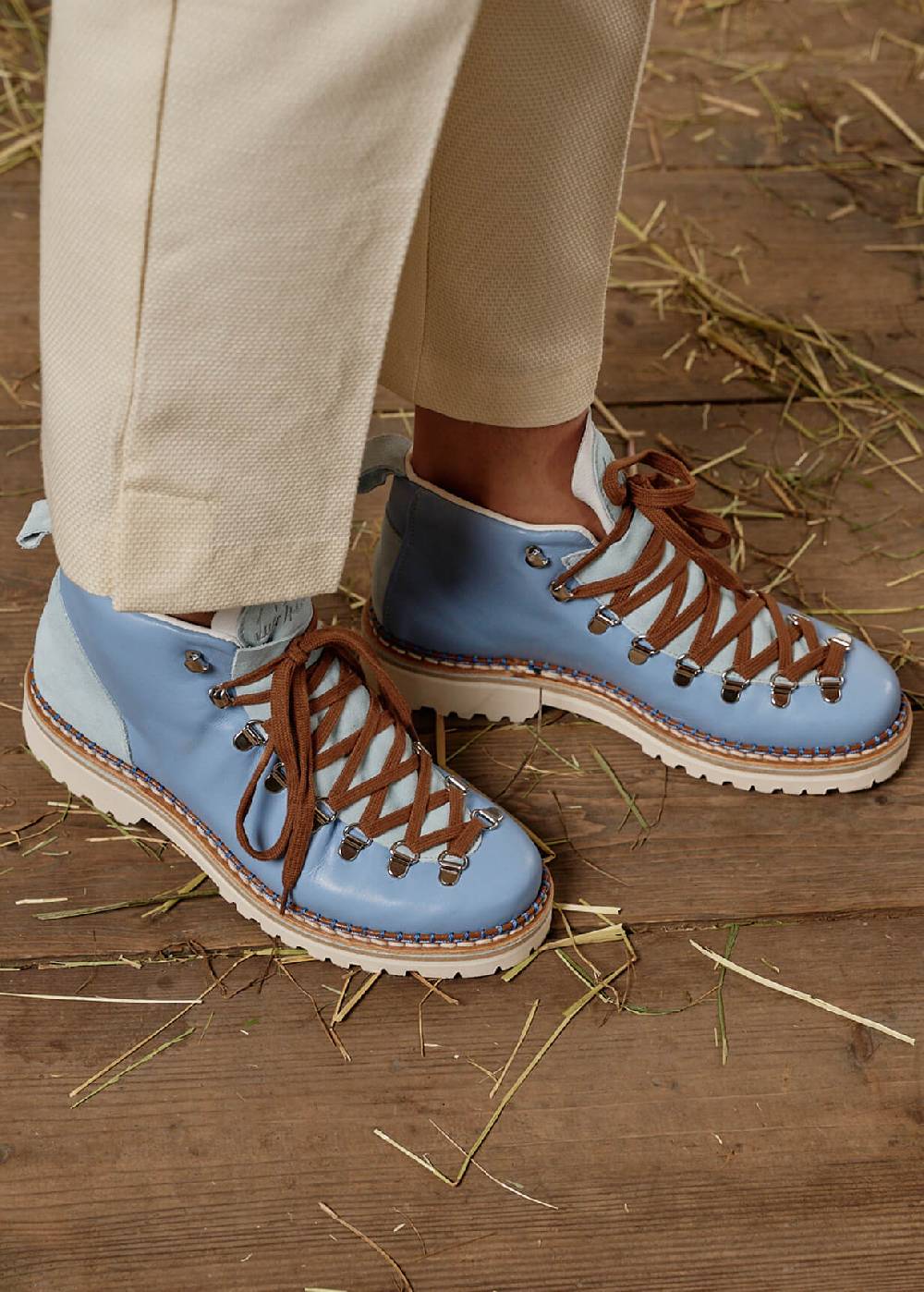 Luis Trenker Scarpa alta stringata in pelle modello Lupaolina Negozio