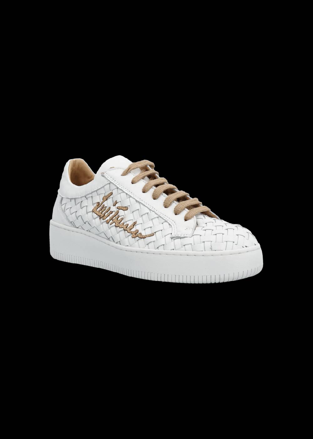 Luis Trenker Sneaker in pelle intrecciata modello Lupintras Moda