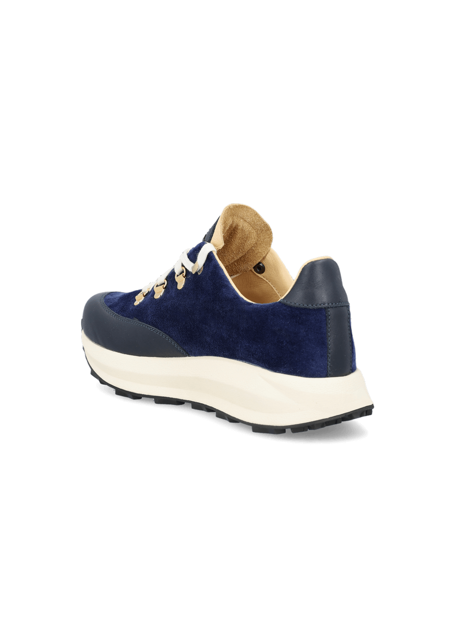 Luis Trenker Sneakers in velluto e pelle modello Luleandra Nuovo