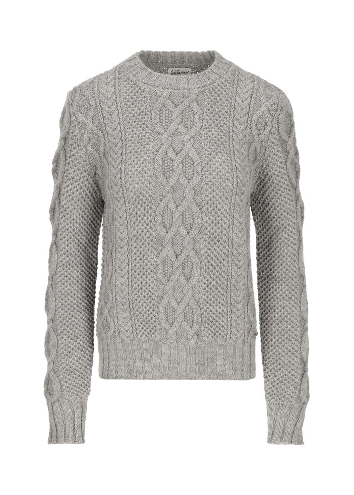 Luis Trenker Pullover con motivo lavorato a maglia Lualba Saldi Di Fabbrica