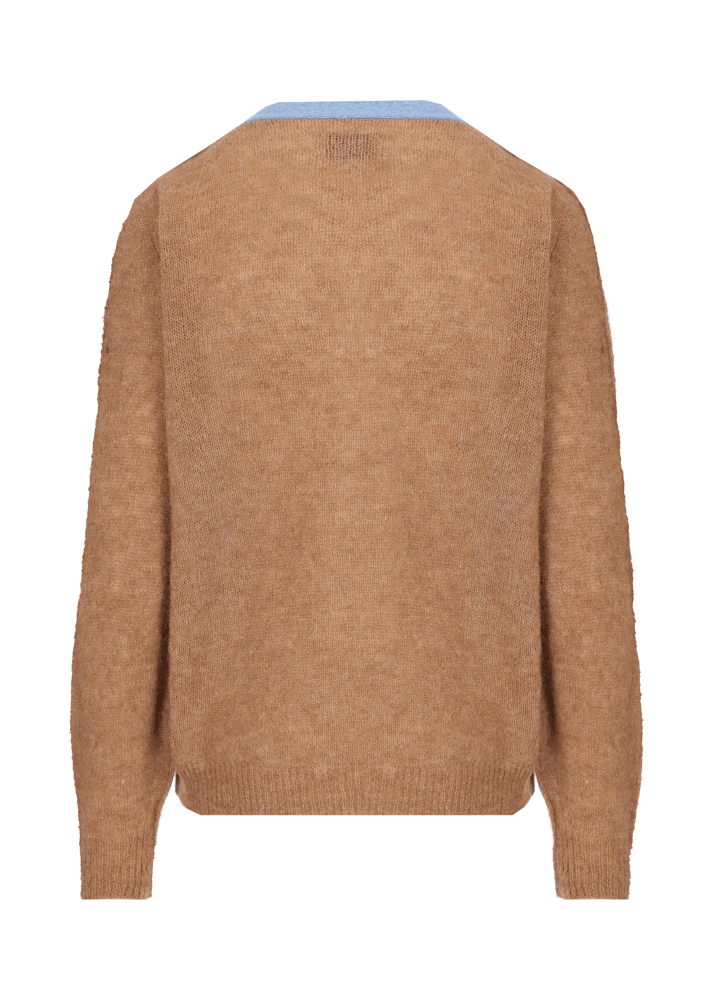 Luis Trenker Pullover lavorato a maglia con effetto color block Luwissal Prezzo Ridotto