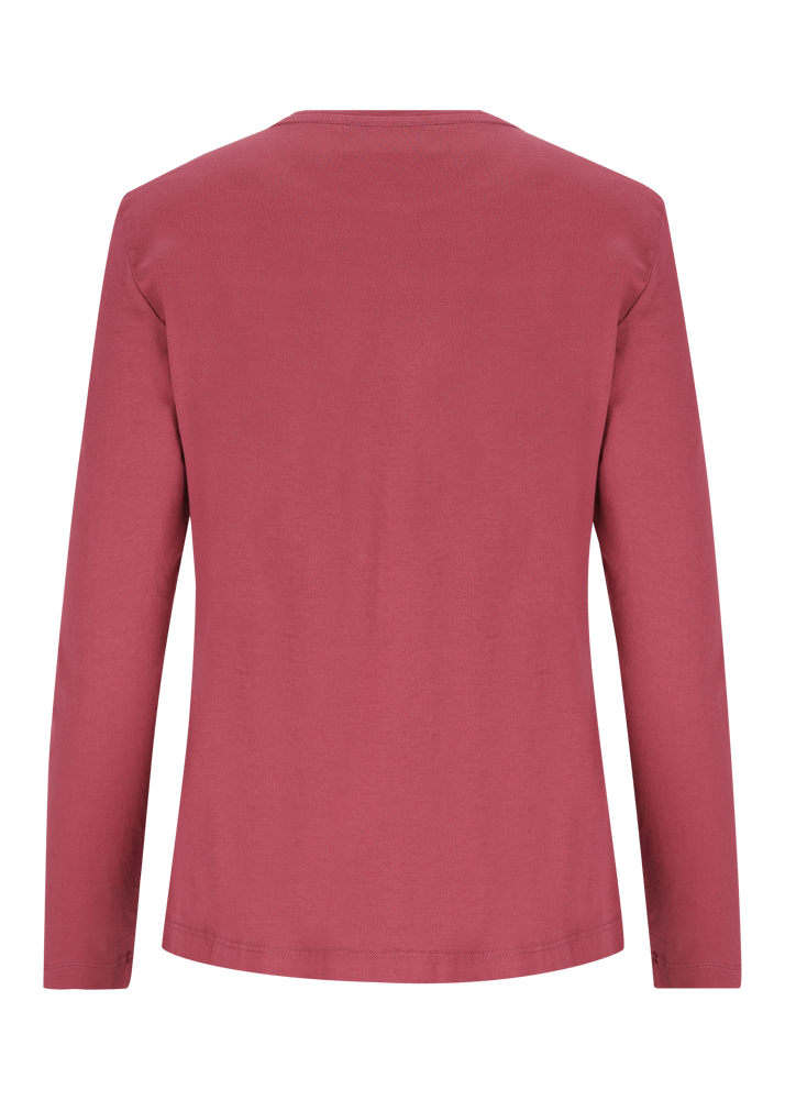 Luis Trenker Maglia a maniche lunghe con scritta "Bergfreundin" Hotsell