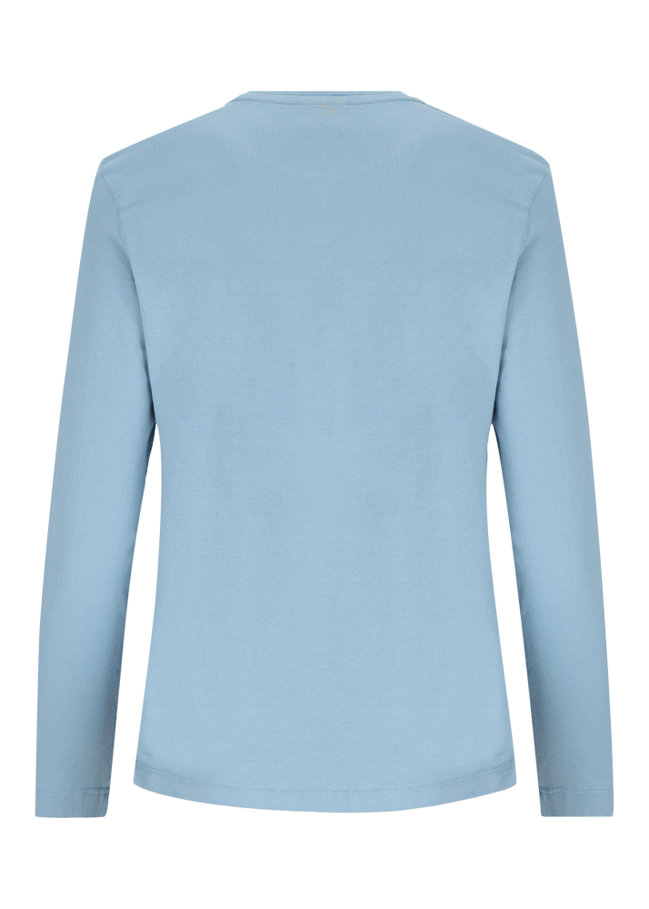 Luis Trenker Maglia a maniche lunghe con scritta "Bergfreundin" Vendita Calda