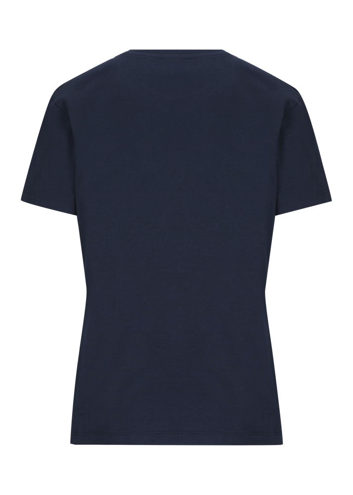 Luis Trenker T-shirt con scritta "Lebensfreude" Saldi Di Fabbrica