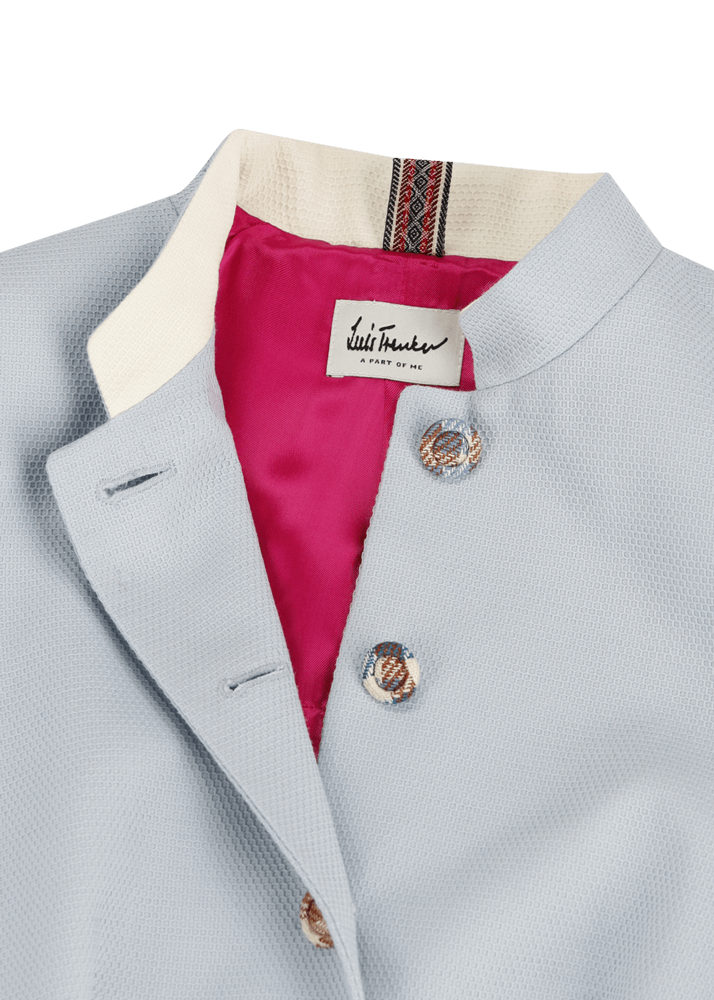 Luis Trenker Blazer in piqué di cotone elasticizzato modello Lurosina Italy