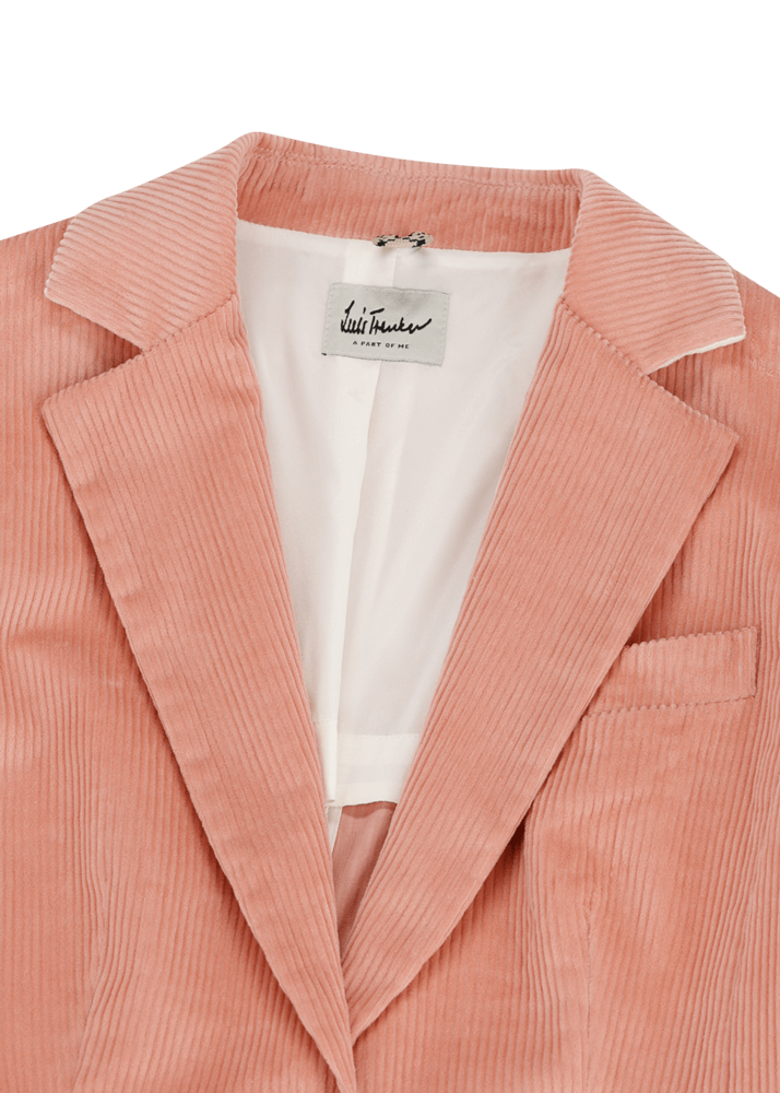 Luis Trenker Blazer monopetto a un bottone in velluto a coste modello Luregina Promozione Limitata