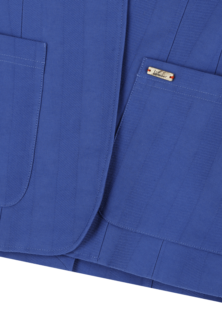 Luis Trenker Blazer monopetto con bottone singolo in tessuto strutturato modello Luregina Affare Del Giorno