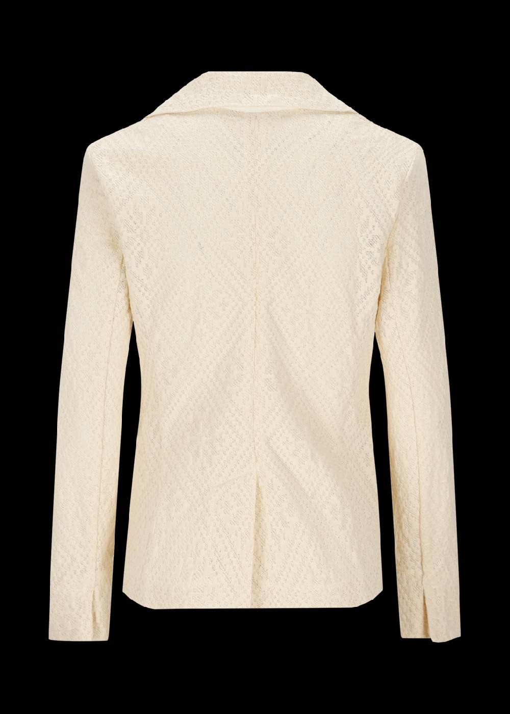Luis Trenker Blazer monopetto a un bottone in pizzo e jersey modello Luregina Prezzo Ridotto