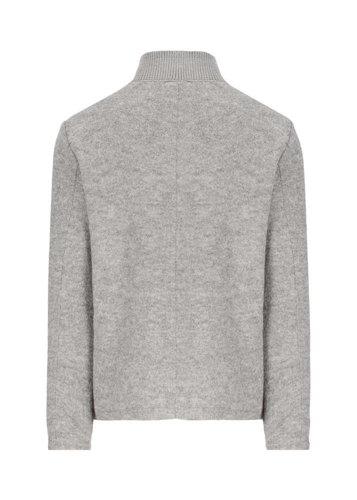 Luis Trenker Blazer in lana follata con parte anteriore in pelle scamosciata Lupoldo Vendite Flash