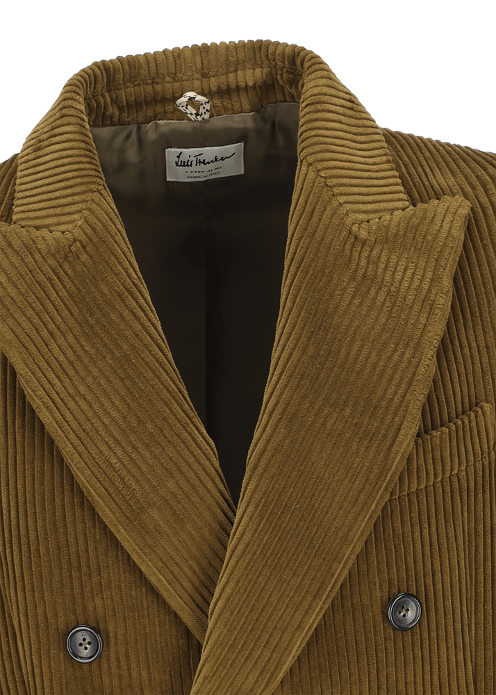 Luis Trenker Blazer in velluto a coste con collo a revers Lusimone Economico