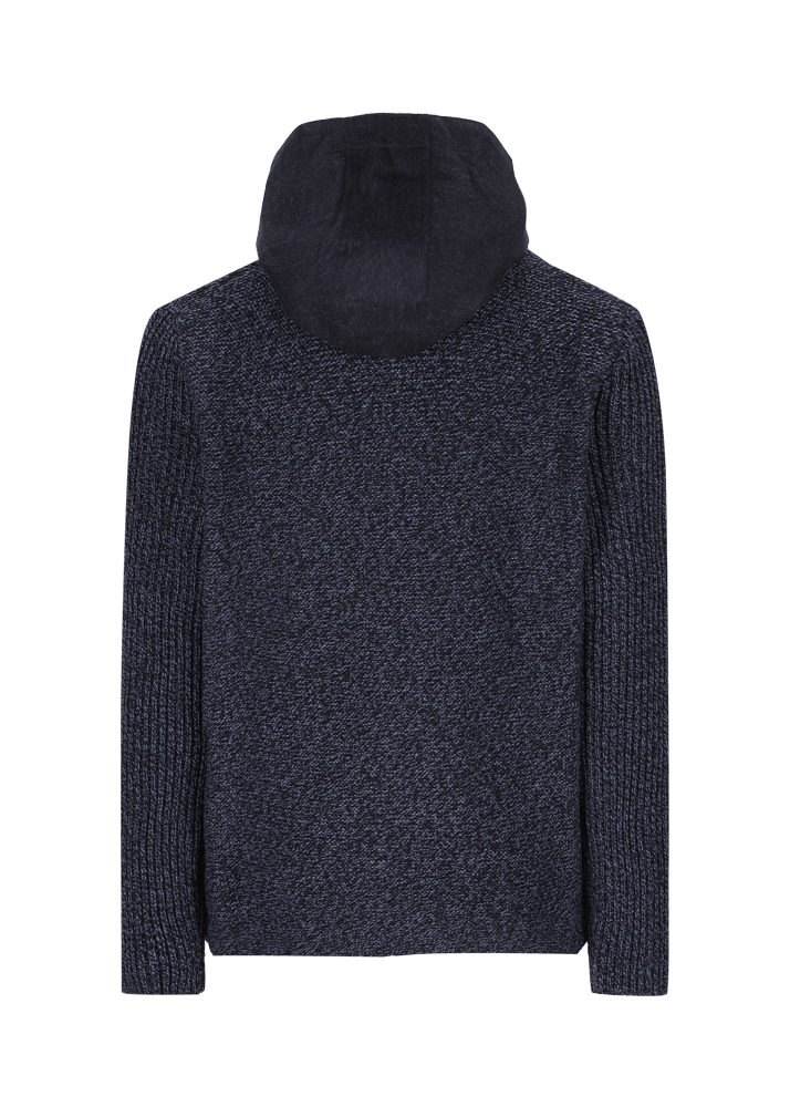 Luis Trenker Cardigan in misto lana merino Luwallace Italy