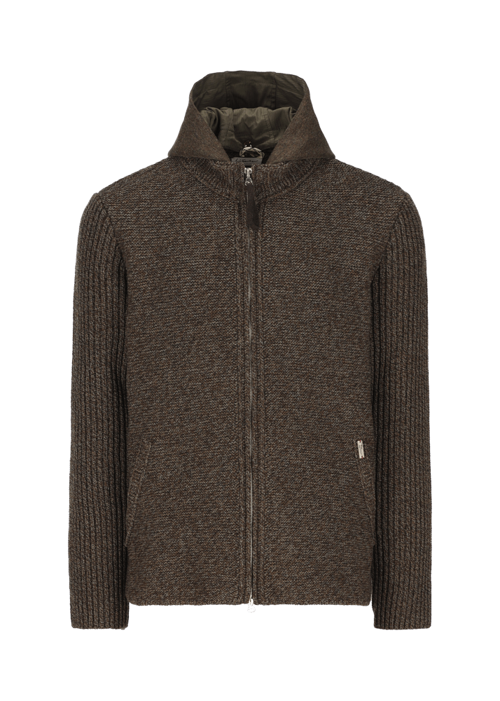 Luis Trenker Cardigan in misto lana merino Luwallace Italia