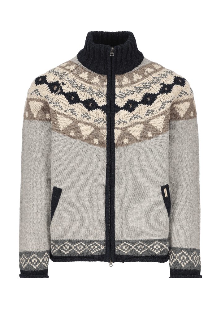 Luis Trenker Cardigan con motivo norvegese Luwall In Linea