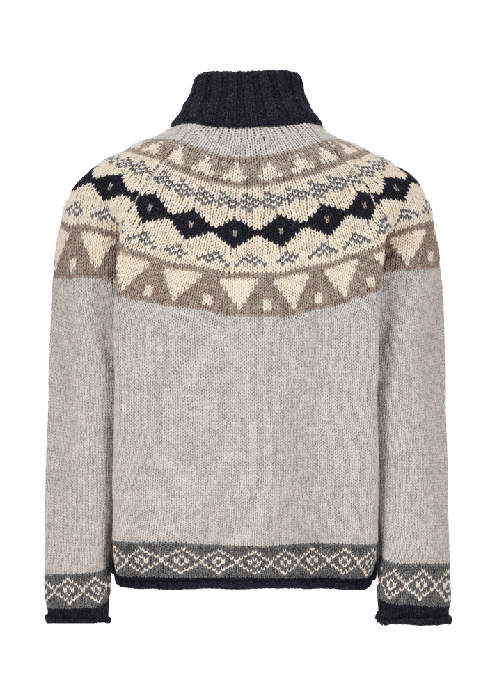 Luis Trenker Cardigan con motivo norvegese Luwall In Linea