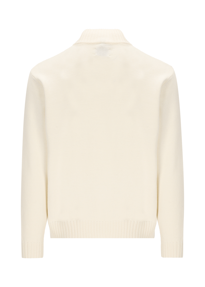 Luis Trenker Cardigan in lana merino Luwall Nuovo