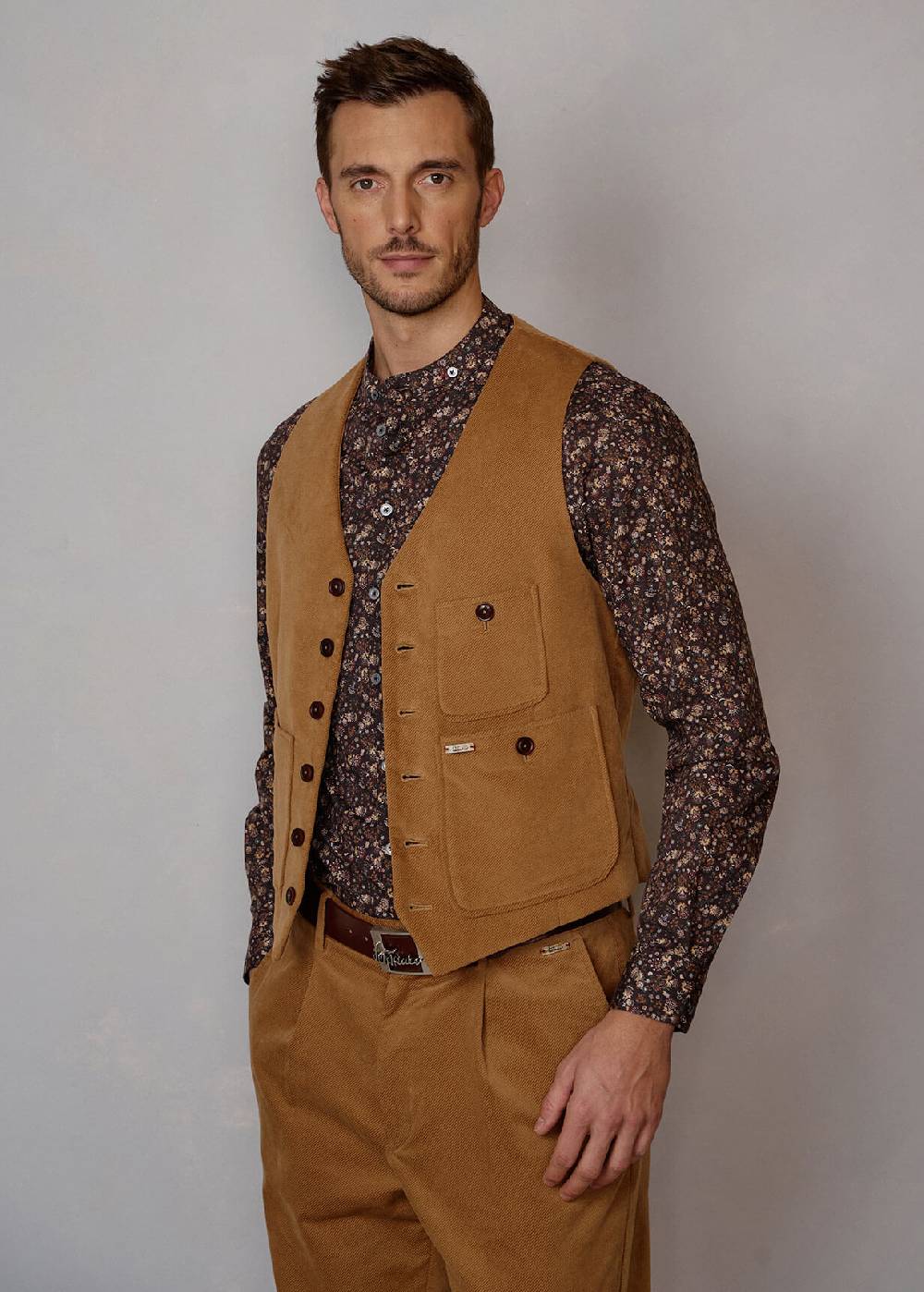 Luis Trenker Gilet in velluto Luseba Online