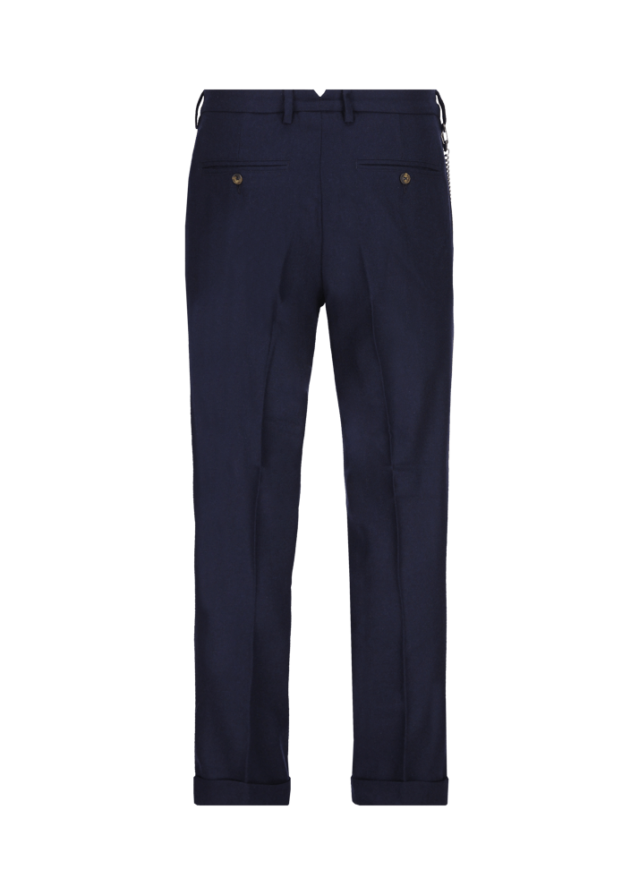 Luis Trenker Pantaloni chino in flanella di lana Lubruneu Saldi Di Fabbrica