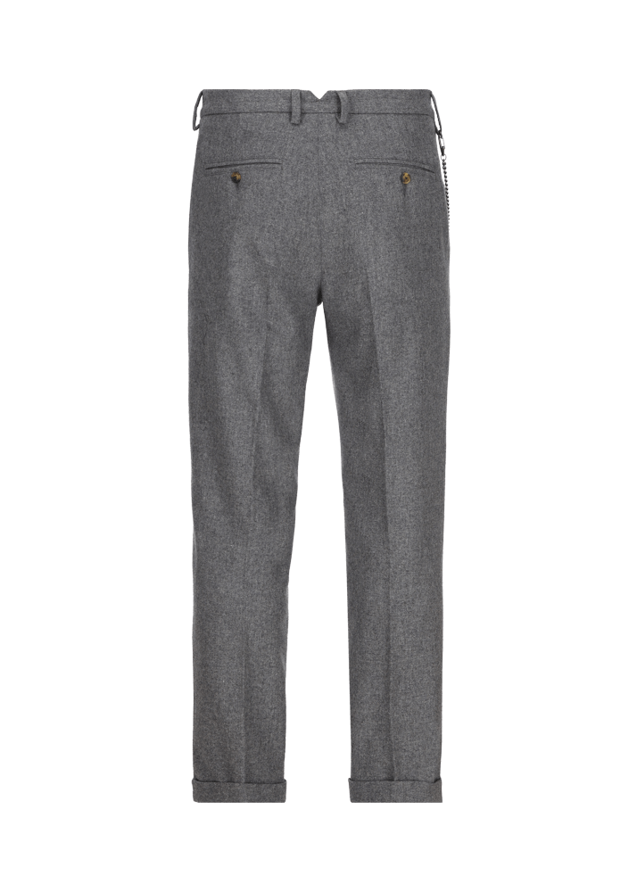 Luis Trenker Pantaloni chino in flanella di lana Lubruneu Vendite Flash