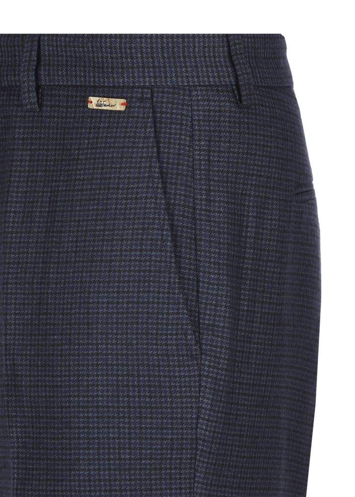 Luis Trenker Pantaloni chino con motivo pied-de-poule Lubogi Nuova
