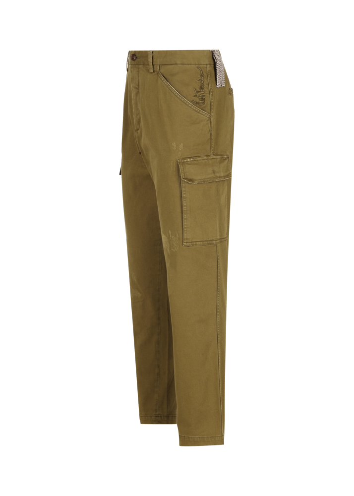 Luis Trenker Pantaloni cargo dal look usurato Luberno 2025