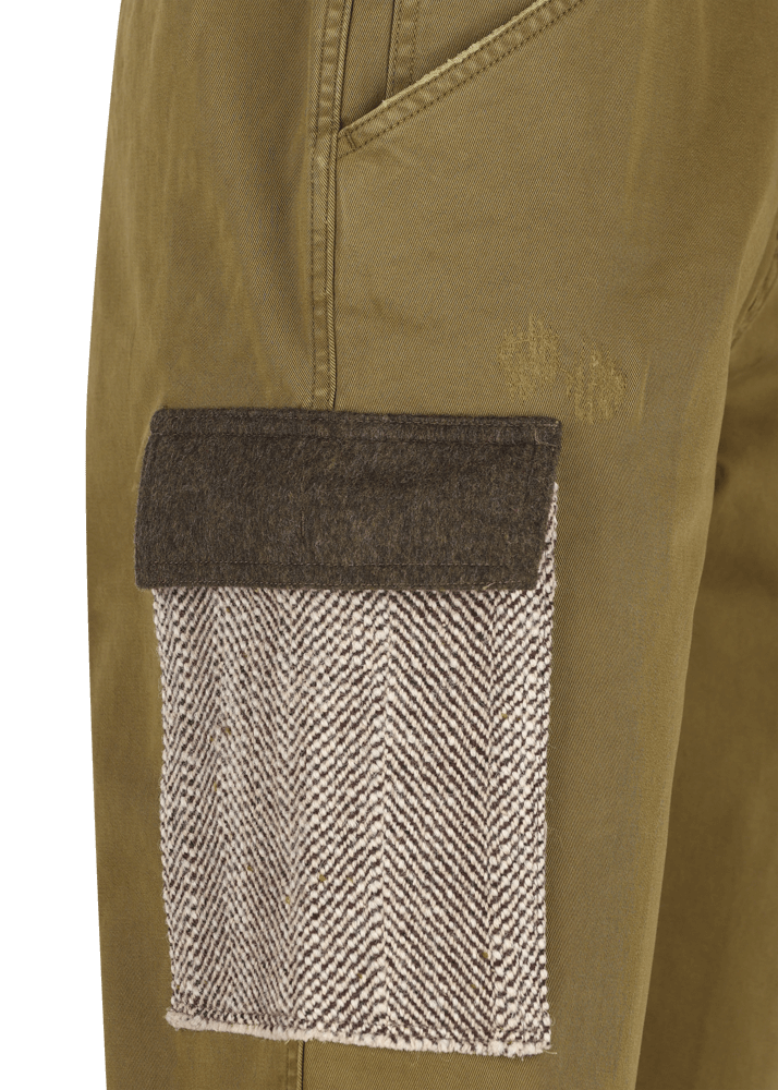 Luis Trenker Pantaloni cargo dal look usurato Luberno 2025