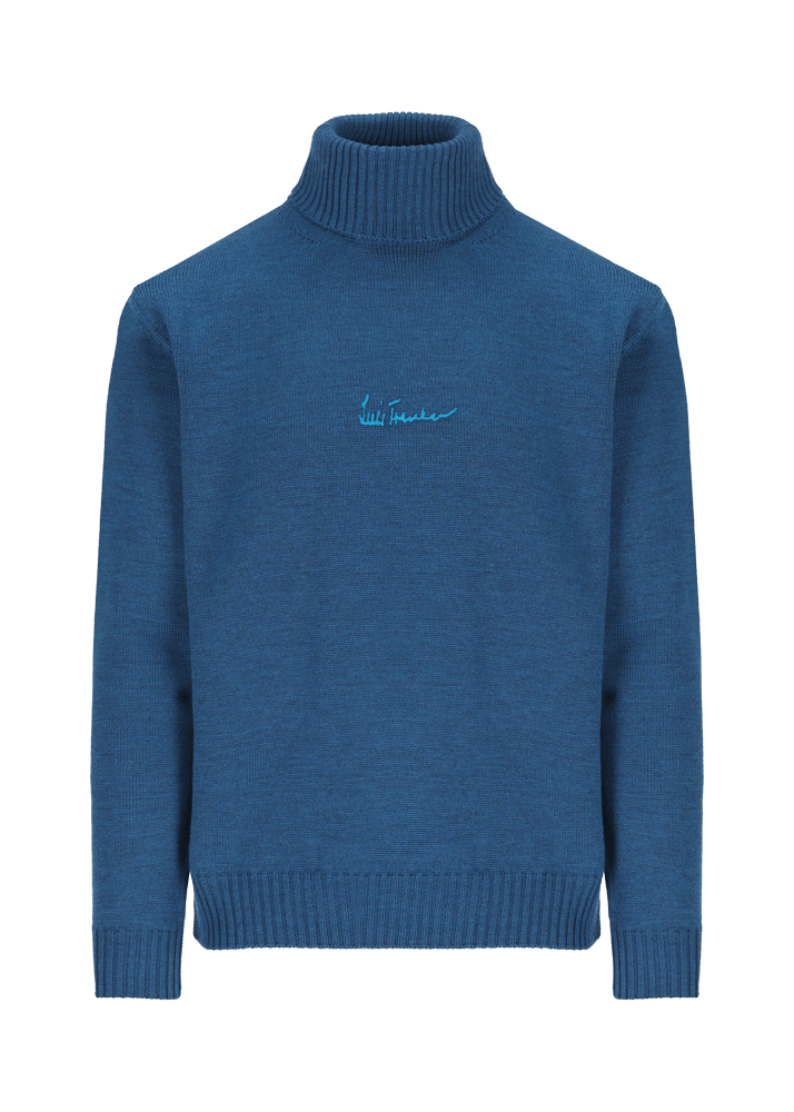 Luis Trenker Pullover a collo alto in lana merino Luwalbert Consegna Veloce