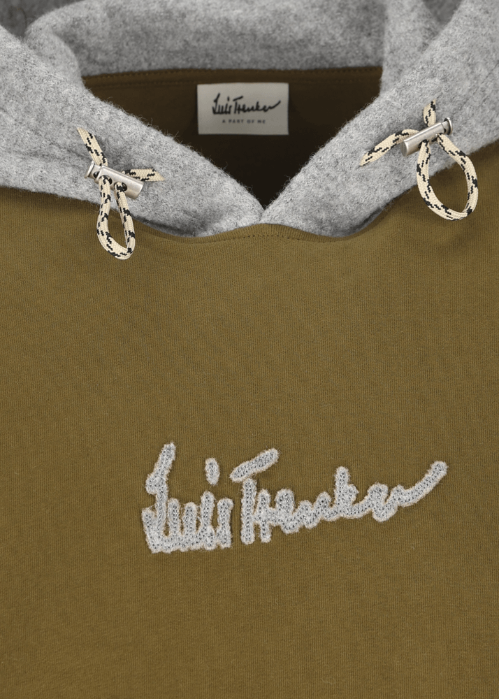 Luis Trenker Pullover con cappuccio e logo Luphilipp Promozione Limitata