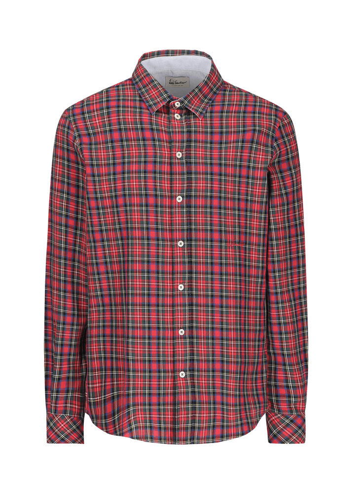 Luis Trenker Camicia con motivo a quadri Lubodo Shopping Online