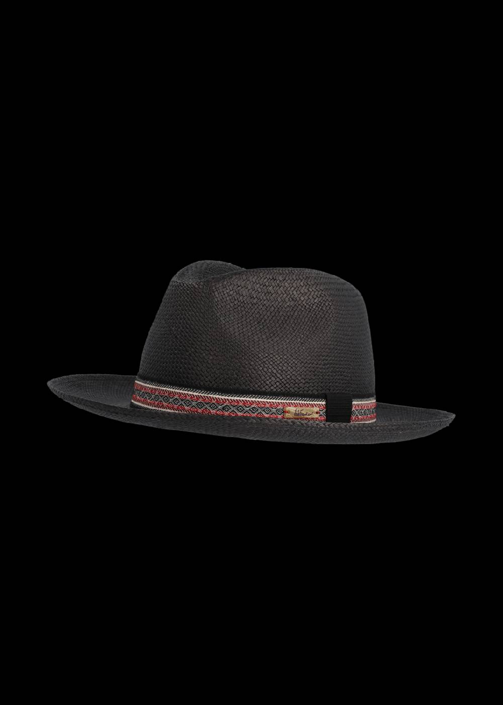 Luis Trenker Cappello in paglia con tesa ricurva modello Lumesa Italia