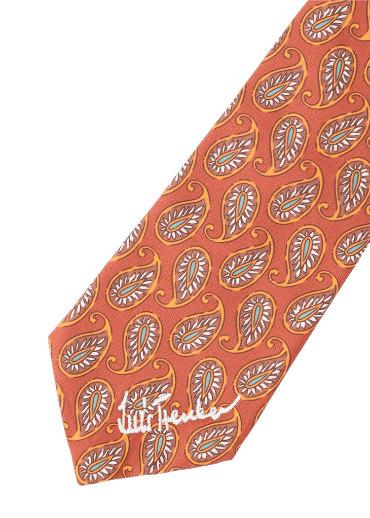 Luis Trenker Cravatta in cotone modello Luachille Outlet
