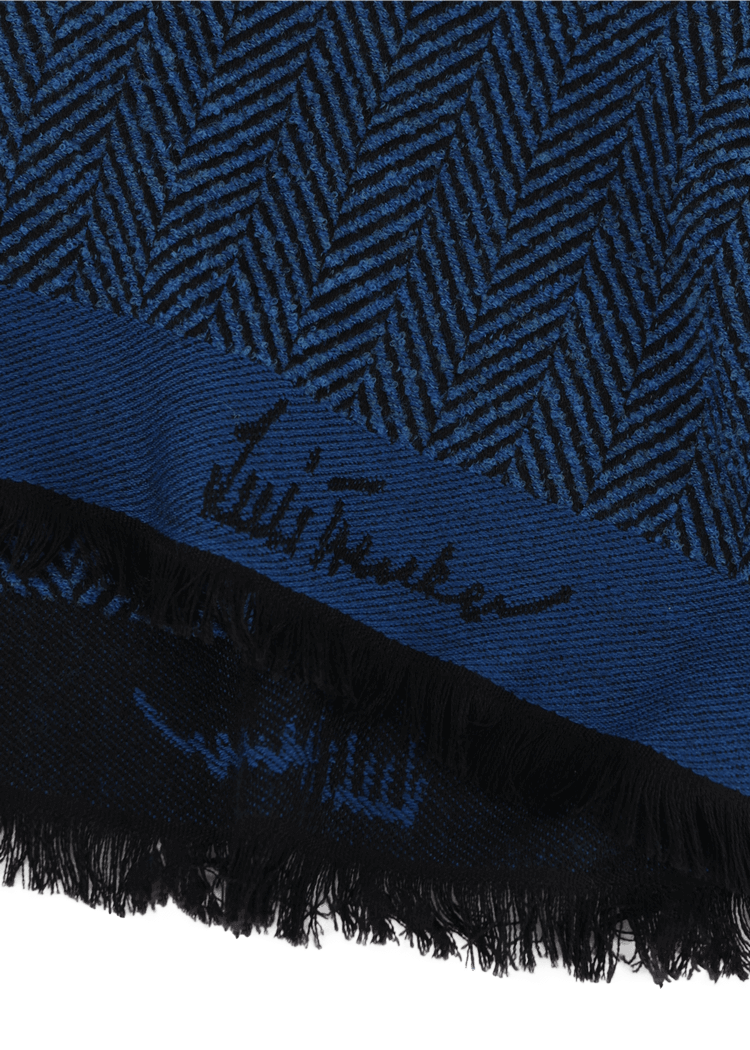 Luis Trenker Sciarpa in tessuto jacquard modello Lufabi Saldi Di Fabbrica