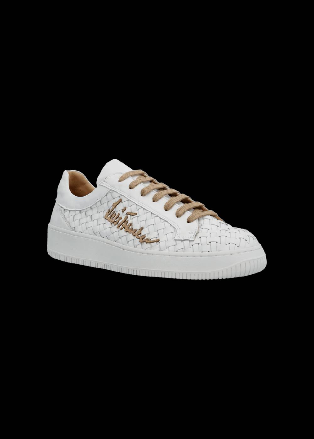 Luis Trenker Sneaker in pelle intrecciata modello Lupintros In Saldo