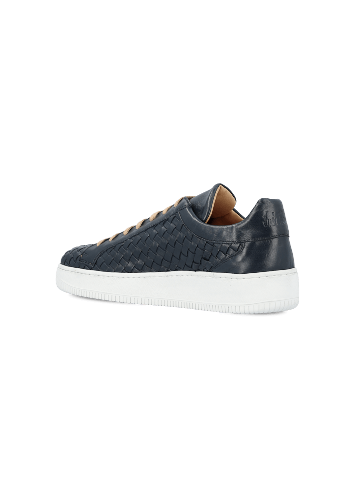 Luis Trenker Sneaker in pelle intrecciata modello Lupintros Nuova